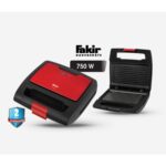 Tina Mini Tost Makinası-kırmızı Siyah
