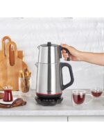 Homend 1708 Royaltea Paslanmaz Çelik Konuşan Çay Makinesi Inox-Siyah 1800 W - Görsel 2