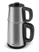 Homend Royaltea 1728H Çay Makinesi - 0,95 L Demlik ve 1,8 L Su Isıtıcı, Paslanmaz Çelik, Hızlı Demleme ve Enerji Tasarruflu Teknoloji - Görsel 5