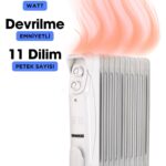 Süsler 11 Dilim Yağlı Radyatör SR-5711