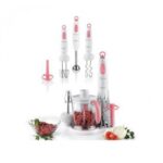 GR-2500 5'Li Set Doğrayıcı Blender Set Mavi
