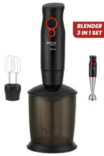 Barmix 3in1 1000 Watt Çıkabilir Çelik Uçlu 3'lü Blender & Mikser Seti - Görsel 2