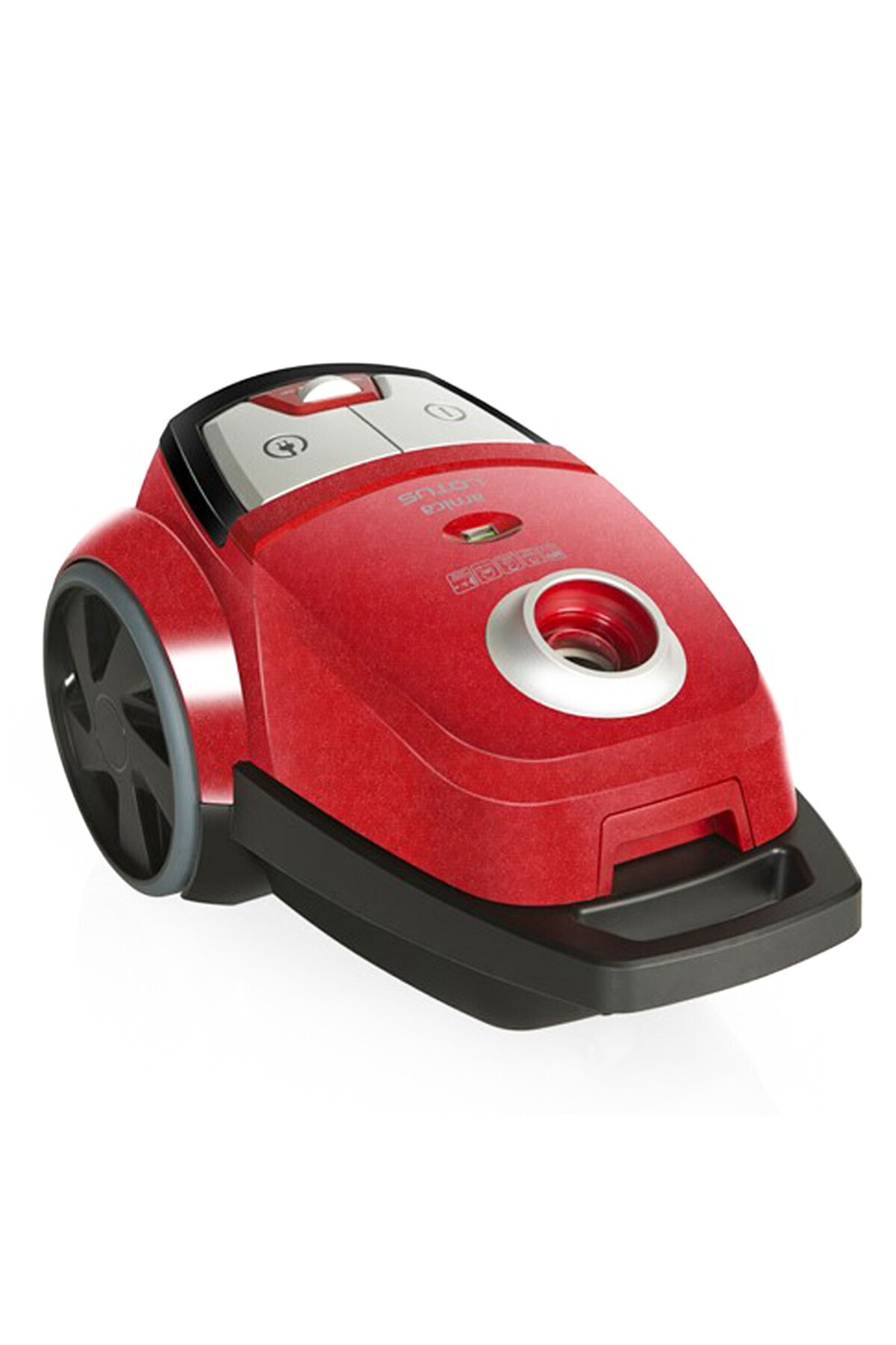 1_org_zoom Lotus Turbo Toz Torbalı 750w Elektrik Süpürgesi Kırmızı - Görsel 1