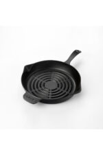 Yuvarlak Izgara Tava Metal Saplı 28 cm - Görsel 2