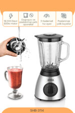 SHB-3113 600 W Öğütücü Ve Cam Blender