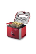 A486-02 Vertex 900 W 800 gr Isı Ayarlı Fritöz Kırmızı - Görsel 2