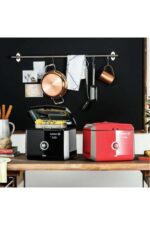 A486-02 Vertex 900 W 800 gr Isı Ayarlı Fritöz Kırmızı - Görsel 4