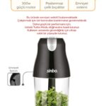 Shb-3106 4 Bıçaklı 1500 ml Doğrayıcı 300W