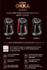 Okka Minio Türk Kahvesi Makinesi 4 Fincan Kapasiteli Bakır - OK004 - Görsel 3