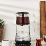 Royaltea 1746h Konuşan Cam Çay Makinesi Siyah
