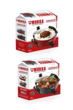 MK-2025 Lezzetmatik Çok Amaçlı Pişirici Pizza Tavası -Kırmızı - Görsel 2