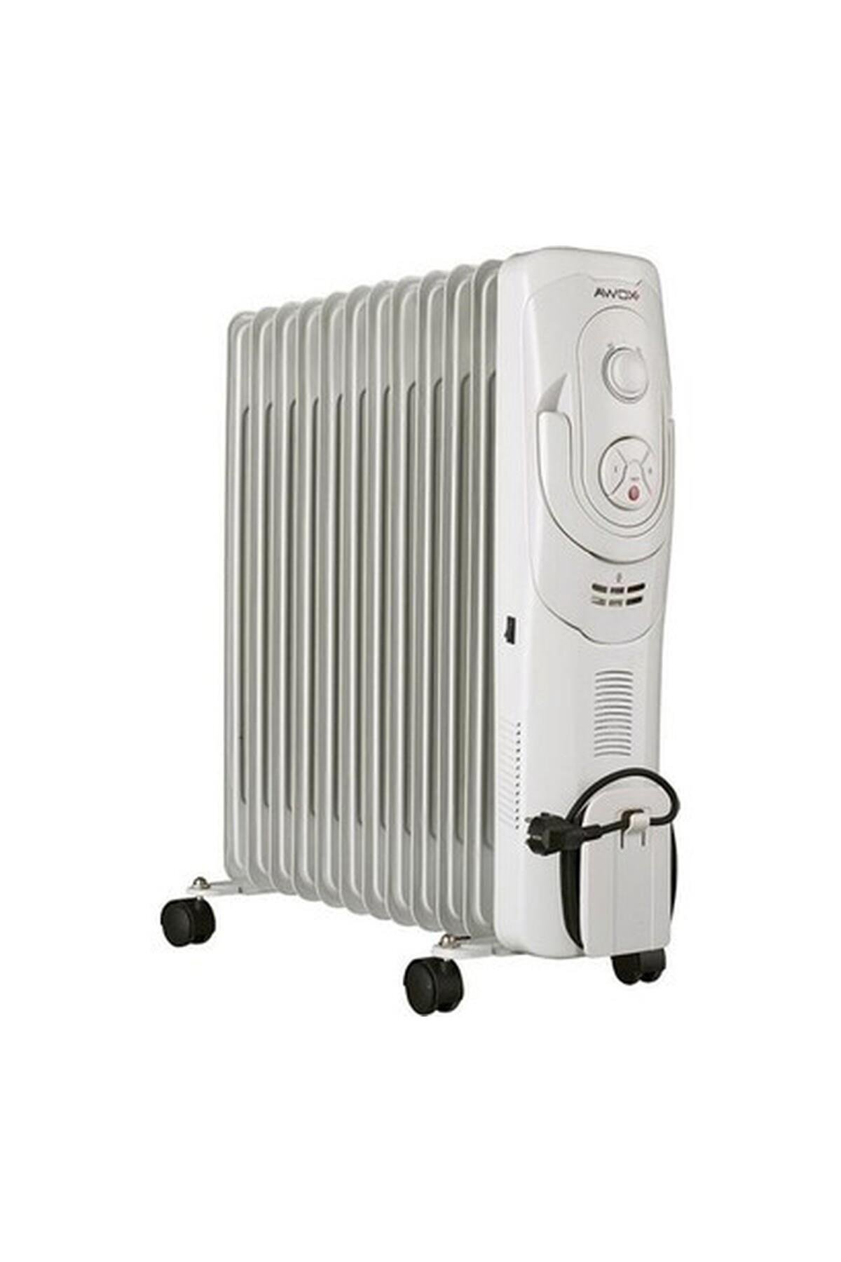 1_org_zoom 12F Dilim Plus Fanlı 2900 W Yağlı Radyatör ( BEYAZ RENK ) - Görsel 1