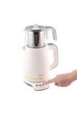 Royaltea 1760h Konuşan Çay Makinesi Krem Gold - Görsel 8