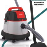 Kürem 20 Litre Geniş Hazneli 2200 Watt Islak Kuru Toz Torbalı Süpürge Elektrikli Süpürge