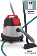 Kürem 20 Litre Geniş Hazneli 2200 Watt Islak Kuru Toz Torbalı Süpürge Elektrikli Süpürge