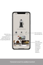 Smart Royaltea Plus 2 in 1 Otomatik Çay ve Türk Kahve Makinesi Wifi Mat Siyah - Görsel 2