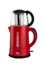 Teaplus Cam Demlikli Elektrikli Çay Makinesi Kırmızı - Görsel 4