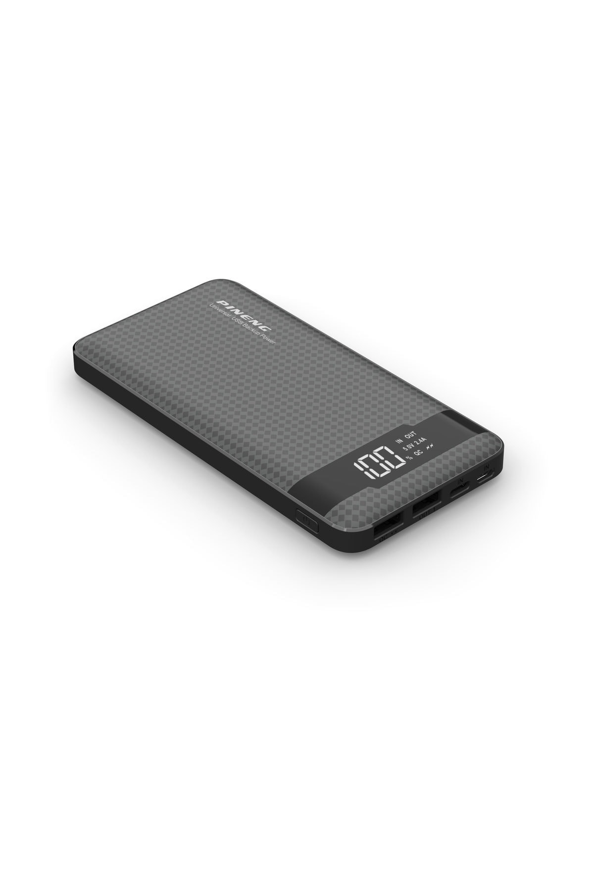 1_org_zoom PN-961 10000 mAh Led Dijital Göstergeli Yüksek Hızlı Powerbank - Görsel 1