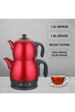 P315R Lea Kırmızı Çay Makinası - Görsel 2