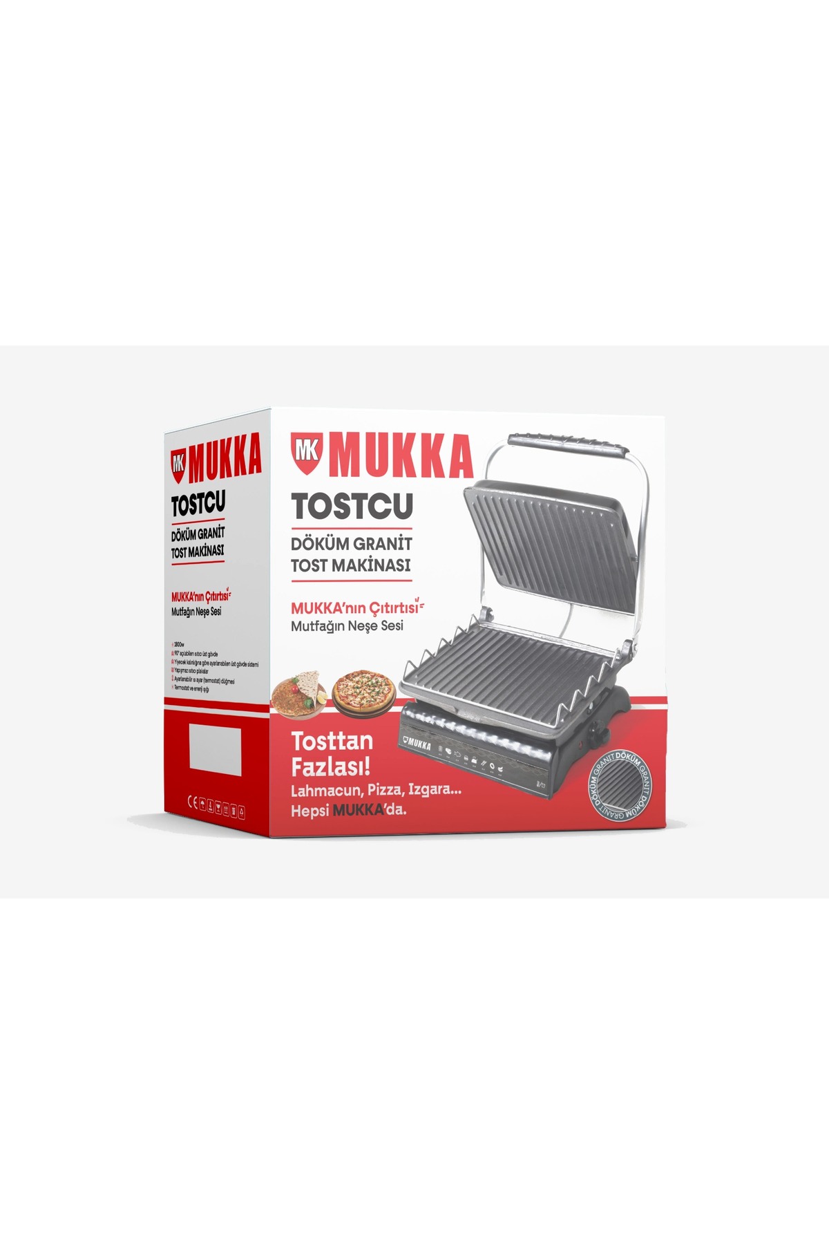 1_org_zoom Tostcu Gerçek Döküm Granit Tost Makinesi - Görsel 1