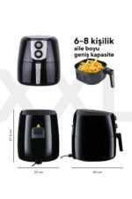 Fastfryer XXL 8.5 Litre ( Yağsız Fritöz Airfryer ) HAF-03 - Görsel 6