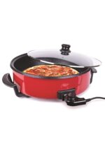 Sc-240 Pitava 1200 Watt 7 Litre 40 Cm Pizza Tenceresi - Kırmızı - Görsel 2