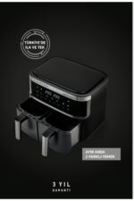 Pro Kyf32 Magıcchef Plus Dual Air Fryer Pişirme Robotu - Görsel 3