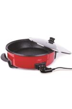 Sc-240 Pitava 1200 Watt 7 Litre 40 Cm Pizza Tenceresi - Kırmızı - Görsel 4